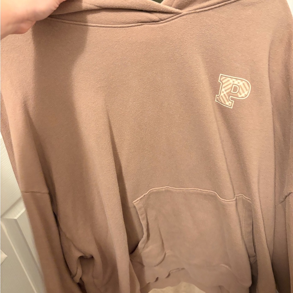 PINK Victoria's Secret Tan Hoodie